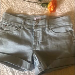 Hudson Jean Shorts Ruby Mid-Thigh